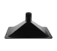 NUOBESTY Speaker Horn Outdoor Rectangular 26 mm Throat Plastic for Open Air Events and Loudspeaker Cabinet, Tweeter Repair Accessory with Internal Thread Design