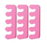 NUOBESTY Sponge Finger Separators 20pcs for Nail Art and Pedicure with Beautiful Designed Foam, Applied to Separate Fingertips and False Nails for Nail Art Learners