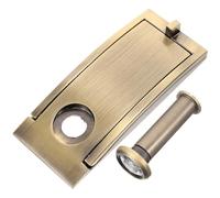 NUOBESTY Square Zinc Alloy Door Viewer Peephole with Solid Construction and Reliable Performance for Front Door Security, Featuring Simple and Stylish Modern Design