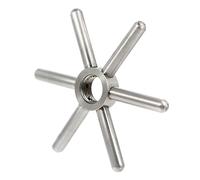 NUOBESTY Stainless Steel Cup Rinser Head Professional Bar Glass Washer Accessory for Kitchen Sink Bottle Rinser Suitable for Coffee Shops and Tea Bars