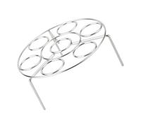 NUOBESTY Stainless Steel Egg Steamer Rack Kitchen Steaming Rack Multi-purpose Food Steamer for Fish Veggies Tamale Cooking Pot Pan Accessory