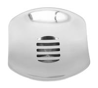 NUOBESTY Stainless Steel Soap Box Silver Soap Tray Drainable Sturdy Modern Simple Shiny Appearance for Bathroom and Kitchen
