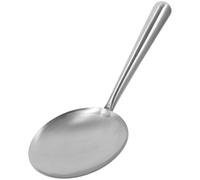 NUOBESTY Stainless Steel Tofu Brain Ladle Non-Stick Flat Bottom Serving Spoon Small Size Kitchen Cooking Scoop for Chinese Dishes and Hotel Buffet Use