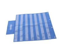 NUOBESTY Standard Classroom Pocket Chart for Sentence Strips and Cards Reusable Wall Organizer for Teaching Easy to Hang Blue Pocket Chart for Home and School Use