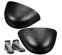 NUOBESTY Steel Toe Caps Protector for Work Boots Universal Metal Safety Toe Covers Durable Shoe Accessories for Men and Women Anti-Smash and Puncture Protection Black