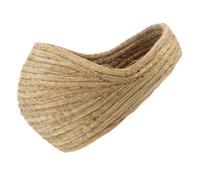 NUOBESTY Straw Woven Semi-closed Nest Bed for Guinea Pigs and Small Animals, Comfortable Slipper Nest Shape Providing a Nurturing Environment for Chinchillas and Chickens in Backyard
