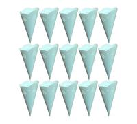 NUOBESTY Strong Easy to Fold 20PCS Paper Cones Holder Craft Paper Petal Cones for Wedding Vintage Party Decorations