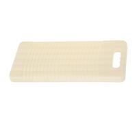 NUOBESTY Sturdy Plastic Washboard for Laundry with Non-slip Design and Space-saving Feature, for Hand Washing Clothes at Home while Traveling, Large White Washer Board for Effective