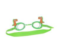 NUOBESTY Swim Goggles for 4-7 Years Old with Portable Design and Smooth Edges, Green PC Material Swimming Goggles for Suitable for Bathing and Outdoor Swimming Pools