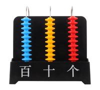 NUOBESTY Teacher Abacus with Colorful Plastic Counters for Classroom Use Math Manipulatives for Early Learning Stem Activities and Group Counting Demonstrations