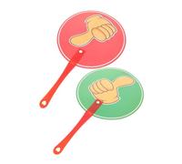 NUOBESTY Thumbs Up Thumbs Down Classroom Paddles Dual-sided Yes No Signs for Student Engagement Teacher Supplies Instant Assessment Tool for Home and School Use