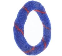 NUOBESTY Tibetan Singing Bowl Wool Felt Cushion Pad Purple Round Sound Bowl Mat for Yoga Meditation