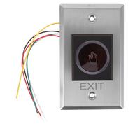 NUOBESTY Touch-Free Infrared Sensor Exit Switch With Led Indicator - No Touch Door Release Button - Stainless Steel Waterproof Access Control Solution For Commercial And Residential Applications