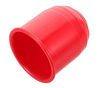 NUOBESTY Trailer Ball Hitch Cover Red Plastic Tow Ball Protector Cap Dustproof Trailer Accessories and Caravans