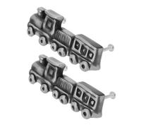 NUOBESTY Train Shaped Dresser Knobs Zinc Alloy Drawer Pulls for Childrens Wardrobe Cabinet Nursery Hardware Easy Installation Bright Colors