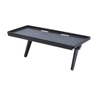 NUOBESTY TV Stb Holder and Router Storage Stand Wall-Mounted Rack Black, Computer Screen Shelf for Home Organization and Room Storage Carrier