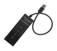 NUOBESTY Ultra-slim 3.0 Hub Lightweight Plastic 4 Ports Hub for Business Trips Notebook