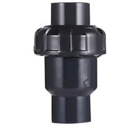 NUOBESTY Upvc Check Valve Plastic Back-Pressure Non-Return Flap Valve One-Way Water Conducting for Plumbing and Industrial Use