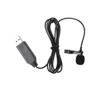 NUOBESTY USB Lavalier Microphone with Built-in Clip for Computer Recording, Wear Resistant Metal and Plastic Design, USB 2.0 Plug and Play, for Video Chat and Live Broadcast Streaming