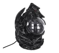 NUOBESTY USB Powered Gothic Dragon Plasma Ball Lamp with Electrostatic Touch Globe Color-Changing Fantasy Night Light for Halloween Decor and Dragon Ornaments Adults