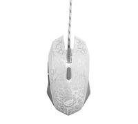 NUOBESTY USB Wired Gaming Mouse Crack LED Light Ergonomic Design for Laptop PC High Precision Optical Sensor for Game Mouse Use Random Color