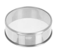 NUOBESTY Useful Sifter Medicinal Materials Sieve Stainless Steel Round Food Strainer 40 Mesh Uniform Wire Mesh Design Strong and Stable Easy to Operate for Home Gardening