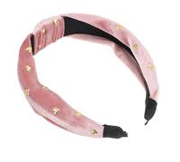 NUOBESTY Velvet Headband Hot Drilling Knot Design Delicate for Women Performance Hair Accessory for Party Events