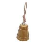 NUOBESTY Vintage Country Metal Cowbell with Jute Rope Hanging Ornament Rustic Harmony Bell for Christmas Wreath Farmhouse Door Decor Easy to Hang Rustic Holiday Decoration