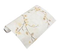 NUOBESTY Vintage Dark Green Self Adhesive Wallpaper for Walls Non Woven | Removable Paint Free Decor, Fresh Floral Pattern, Study and Balcony Use, for Renters and Parents