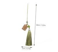 NUOBESTY Vintage Hollow-out Aromatherapy Pendant Sachet Box Delicate Mobile Phone Decor Smooth Polished Light Brown with Multi-function Use for Spice Holding and Phone Lanyard Charm