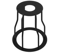 NUOBESTY Vintage Iron Birdcage Lamp Shade Metal Pendant Light Cover Socket Aperture Artistic Decorative Hanging Lampshade for Home Interior