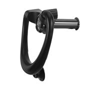 NUOBESTY Vintage Matte Black Door Knocker with Cat Eye Viewer, Zinc Alloy Front Door Ring Handle for Metal Gate, Decorative Antique Style Entrance Hardware,