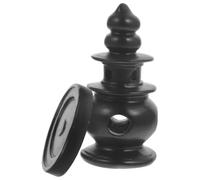 NUOBESTY Vintage Resin Pagoda Model Miniature Pavilion Tower Figurine