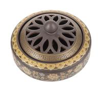 NUOBESTY Vintage Style Enamel Painted Porcelain Incense Holder for Cone and Coil with Beautiful Appearance and Elegant Design, for Creating A Relaxing and Mysterious Atmosphere at Home