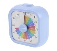NUOBESTY Visual Countdown Timer 60-minute Silent Classroom Timer for Homework and Home Use Square Plastic for Students and Time Management