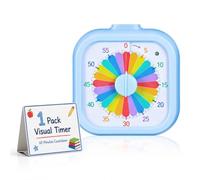 NUOBESTY Visual Timer for Kids, 60 Minute Classroom Countdown Clock