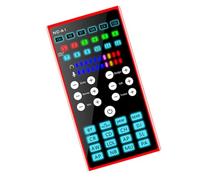 NUOBESTY Voice Changer Sound Card for Mobile and Computer Professional Audio Mixer with Dual Dsp Noise Reduction Easy to Use Live Streaming Device
