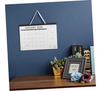 NUOBESTY Wall Calendar Planner January to June Multi-country Holidays Monthly Wall Planner with Heavy Duty Paper and Clear Print for Home Office School Organization