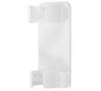 NUOBESTY Wall Mounted Hair Dryer Holder with Space-saving Plastic Design for Bathroom Multi-functional Hair Tool Organizer Suitable and Combs Simple and Stylish Storage Solution