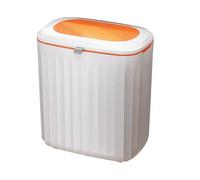 NUOBESTY Wall Mounted Kitchen Trash Bin 8L with Sliding Lid, Household Compost Waste Container in, Space-Saving Hanging Garbage Bin for Home Use