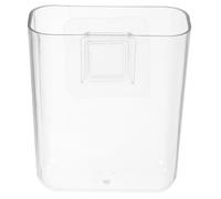 NUOBESTY Wall Mounted Marker Holder, Adhesive Dry Erase Marker Organizer Clear Plastic Pen Holder Pencil Cup Remote Control Holder for Whiteboard Fridge Locker Wall Beside Table 11.5cm