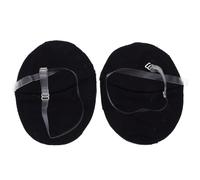 NUOBESTY Washable Armpit Sweat Absorbing Pads for Women, Black Polyester Underarm Absorbent Pads with Adjustable Shoulder Straps, Stay Dry Comfort for Summer and T-shirts