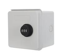 NUOBESTY Waterproof Electric Box with Combination Lock, Abs Material Plug Lock Box for Switch Socket and Outlet Protection, Suitable for Property and Apartment Walls