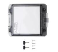 NUOBESTY Waterproof Junction Box with Protective Cover for 5 Ways Circuit Breaker, Sturdy Pp Material Household Breaker Distribution Box Convenient to Use for Electrical Safety