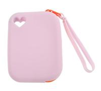 NUOBESTY Waterproof Silicone Earphone Case with Zipper, Dustproof and Weatherproof Portable Headphone Storage Pouch for Outdoor and Occasions, Minimalist Elegant Design in Lavender