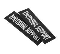 NUOBESTY Wear-Resistant Reflective Dog Vest Patch Self-Adhesive Service Harness Decals Decorative for Training Puppy and Calming Dogs