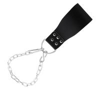NUOBESTY Weighted Pull Ups Belt for Weightlifting with Heavy-duty Iron Chain, Versatile Fitness Accessory Made of Cowhide, Designed for Dips and Pullups, for Advanced Athletes and Beginners