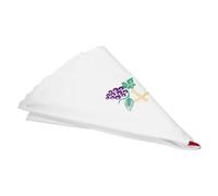 NUOBESTY White Embroidered Holy Communion Tablecloth, Thickened Wrinkle-Resistant Round Altar Cover for Church Service, Baptism Ceremony, and Religious Banquet