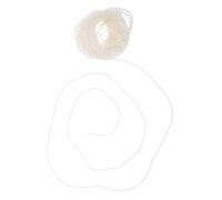 NUOBESTY White Faux Pearl Beads Garland Roll Strand, Lightweight Plastic Round Beaded Chain for Versatile Use in Bags and Headpieces, for Birthdays and Christmas Tree Decorations