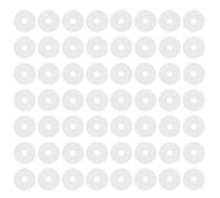 NUOBESTY White Wool Piano Keyboard Washers 90pcs with Circular Design for Leveling Keys and Preventing Metal to Metal Touch for Piano Maintenance and Repair